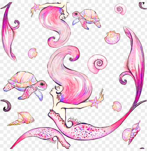 acuarela sirena PNG images with alpha transparency bulk PNG transparent with Clear Background ID d1e82d9c