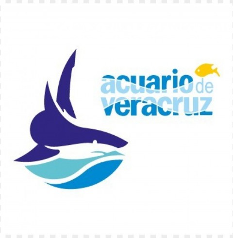 acuario de veracruz logo vector Isolated Element in HighQuality PNG