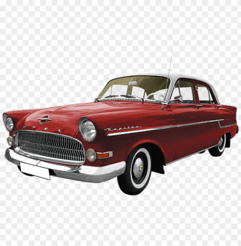 adam opel ag opel captain 4türig - american classic car Isolated Design Element in HighQuality PNG