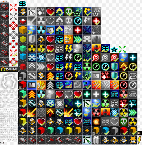 add media report rss icons used in tower defense - sci fi game icons PNG images with alpha transparency wide collection