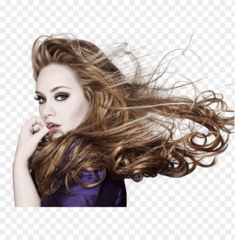 adele side purple - adele Clean Background Isolated PNG Image