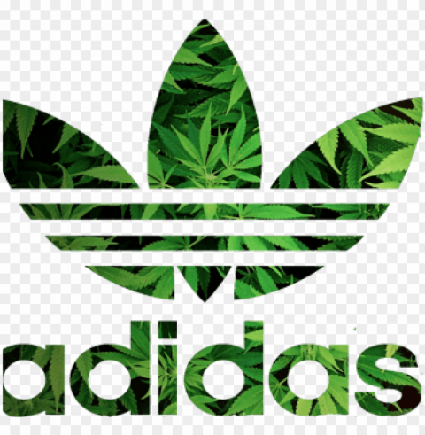 adidas advert features cannabis farm - adidas logo Isolated Character in Transparent PNG