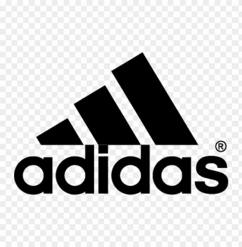 adidas black vector logo PNG with transparent background free