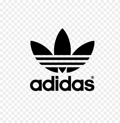 Adidas Logo Clean Background Isolated PNG Image