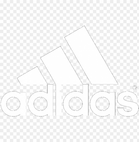 Adidas Logo Transparent Jpg Library - Adidas Logo Weiß Isolated Graphic Element In HighResolution PNG