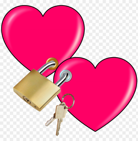 adlock clipart heart - key love PNG images for advertising PNG transparent with Clear Background ID b8978315