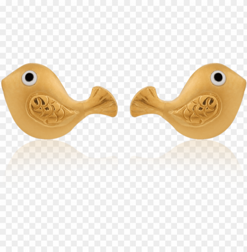 adorable golden fish earrings - earrings PNG images without restrictions