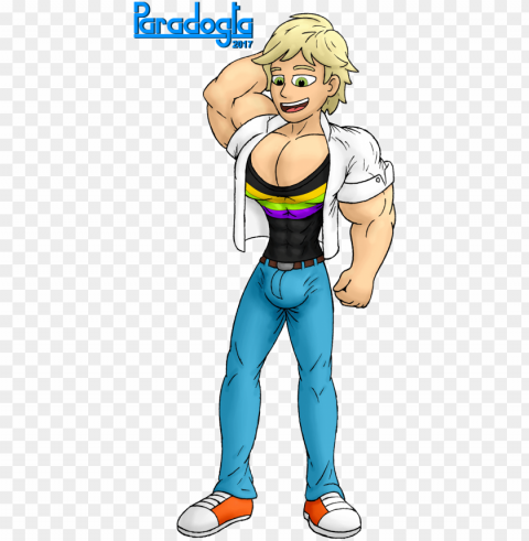 adrien agreste milagroso - miraculous adrien muscle PNG transparent graphics for projects