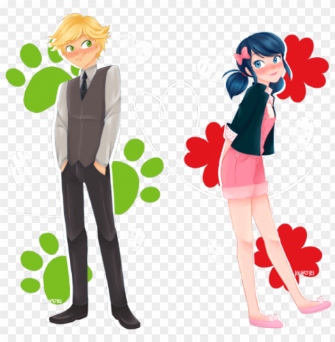 adrien agrestemarinette dupain-cheng - miraculous ladybug marinette outfits PNG photo without watermark