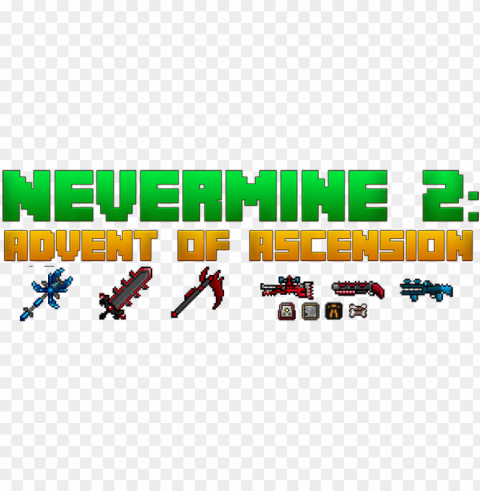 advent of ascension lucky block - nevermine 2 PNG images for banners