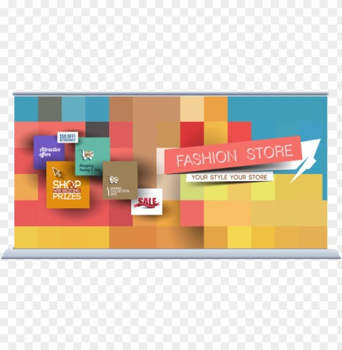 advertising banner ads Isolated Design Element on Transparent PNG