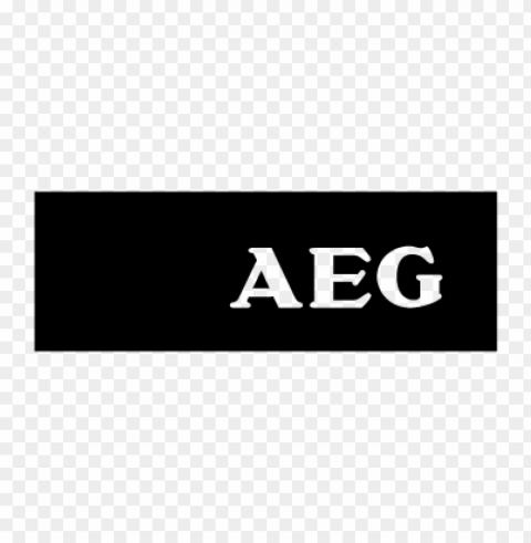 aeg black vector logo PNG images with clear alpha channel