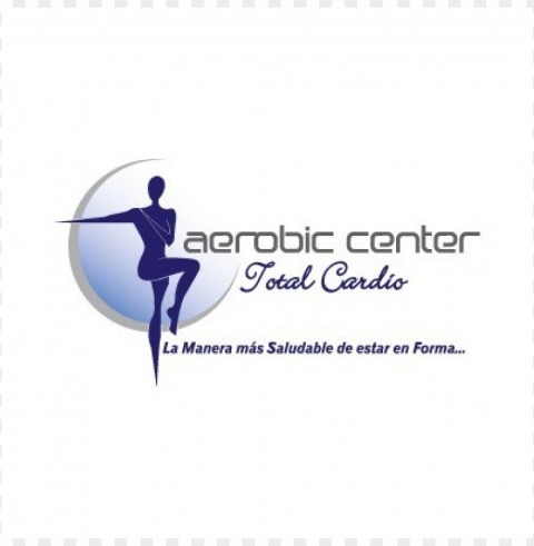 aerobic center logo vector PNG with Isolated Object