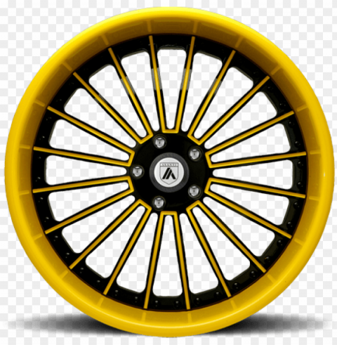 af122 in black and yellow - asanti wheels rims af122 black yellow 22inch 5x12065 PNG transparent artwork