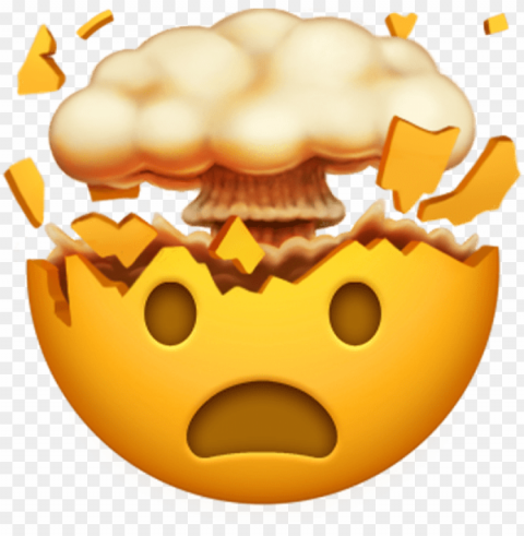 afbeeldingsresultaat voor emoji - new exploding head emoji PNG for online use