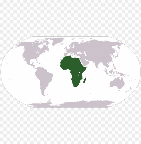 africa is slowly splitting into two separate continents - world map blank with borders ClearCut Background Isolated PNG Graphic Element