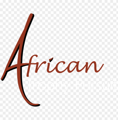 african hunting safari with african trophy pursuit High Resolution PNG Isolated Illustration