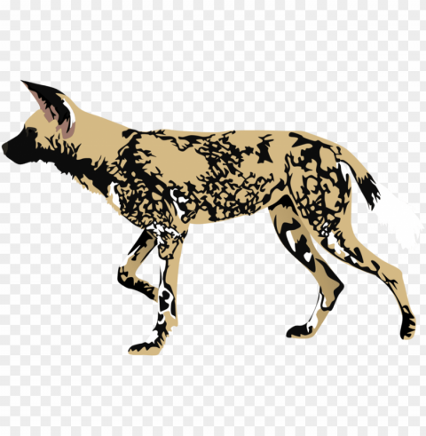 african wild dog mzt2-d55lh3o - african wild dog clipart PNG pictures with alpha transparency