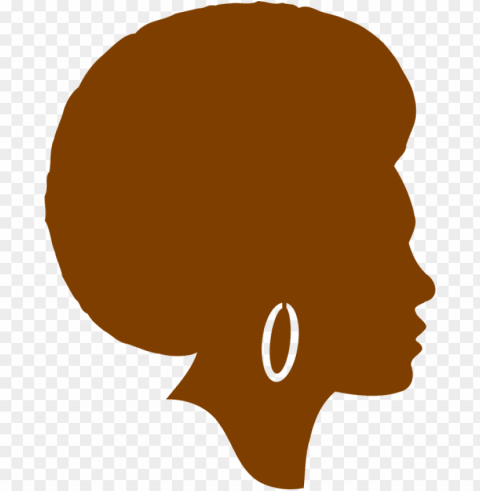Afro-american African Black Silhouette Girl Woman - Thank God Its Friday African America Clear Image PNG