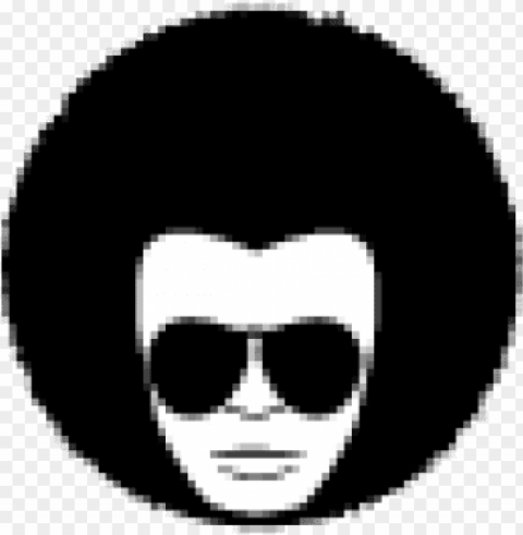 afro head with sun glasses keywords afro head afro - afro hair man vector Isolated Element with Transparent PNG Background