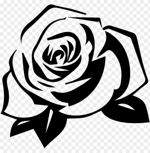 after sketching out a rough idea for type and - silhouette of roses Isolated Design on Clear Transparent PNG