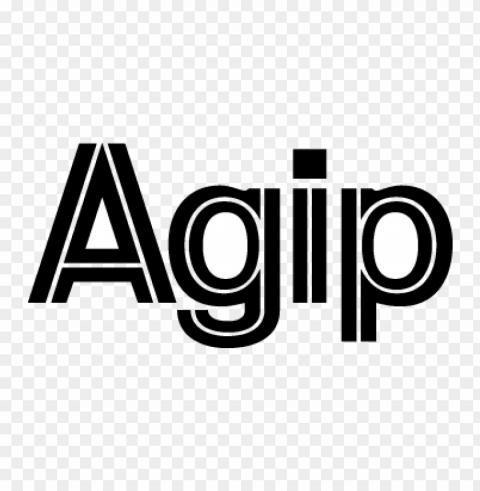 agip company vector logo PNG pictures with alpha transparency