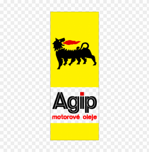 agip motor oil vector logo PNG pics with alpha channel