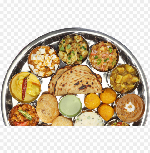 Agrawals Rajbhog Thali - Dal Bati Churma Thali PNG Files With Clear Background Bulk Download