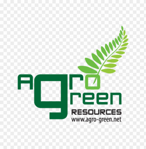 agro green resources vector logo free Transparent design PNG