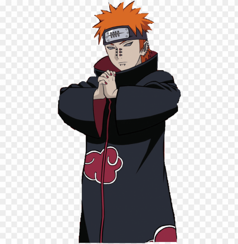 ain naruto jpg black and white library - pain naruto full body HighResolution Transparent PNG Isolated Item