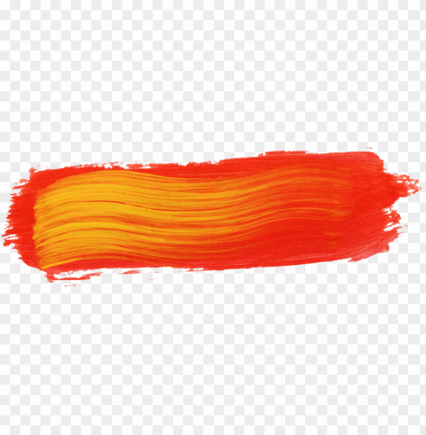 aint brush stroke download - orange paint brush stroke PNG Isolated Design Element with Clarity