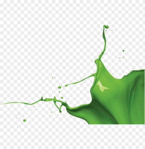 aint splash - - green paint splash transparent Clean Background Isolated PNG Design