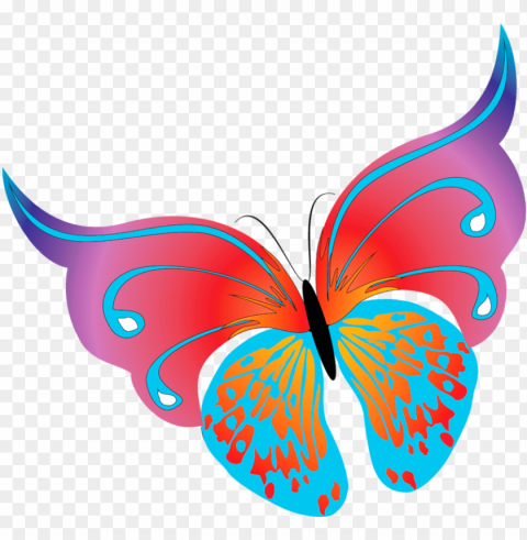 ainted butterfly clipartu200b gallery - butterfly clip art PNG transparent designs for projects