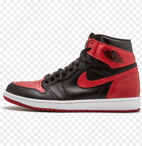 air jordan 1 retro high og banned PNG files with transparent canvas collection