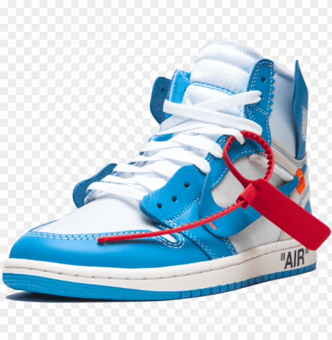 air jordan 1 x off-white nrg - offwhite jordan 1 blue HighResolution Isolated PNG with Transparency