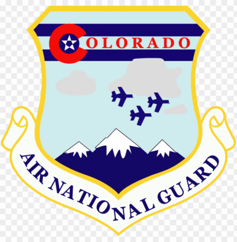air national guard logo - colorado air national guard emblem Clean Background Isolated PNG Character