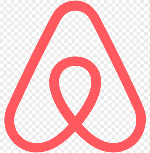airbnb a icon vector logo - airbnb logo vector Transparent Background PNG Isolated Character