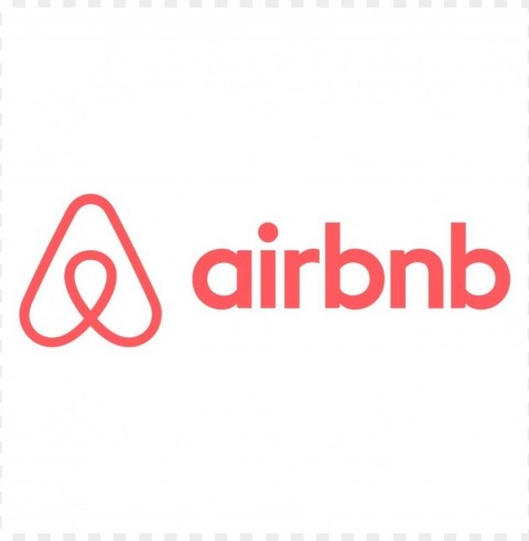 airbnb logo vector Transparent PNG Object with Isolation