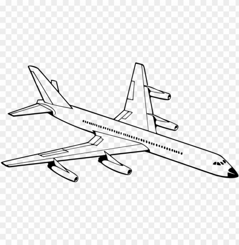 airplane aircraft drawing aviation black and white - sketch of an aeroplane PNG graphics with transparent backdrop PNG transparent with Clear Background ID e86fb7be