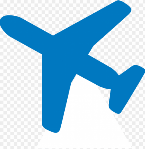 airplane clip art at clker - blue plane icon Transparent PNG Isolated Illustrative Element