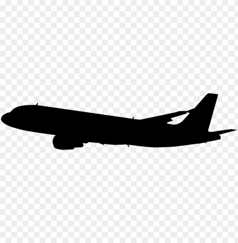 airplane silhouettes - silhouette PNG free transparent