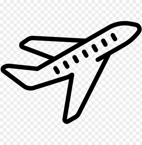 airplane take off - airplane Clear Background Isolated PNG Icon