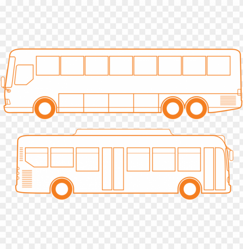 airport bus school bus public transport free commercial - clip art PNG images with alpha transparency selection