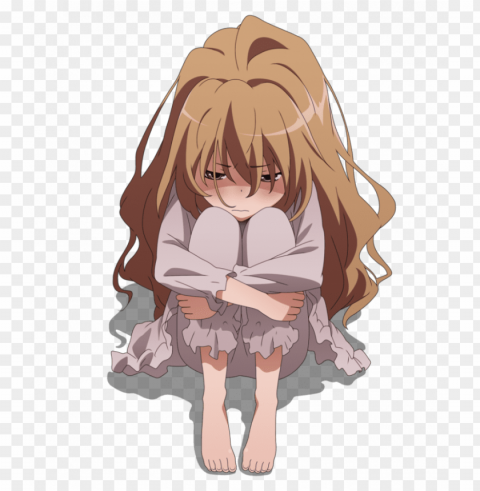 aisaka taiga sad Clear image PNG PNG transparent with Clear Background ID f8bf88dc