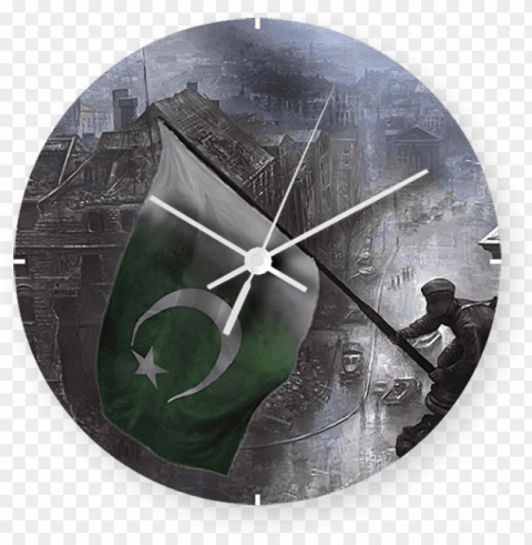 akistan flag printed clock - pakistan army wallpapers hd Transparent PNG graphics library