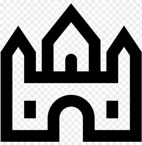 alace pic - palace symbol Transparent PNG Illustration with Isolation
