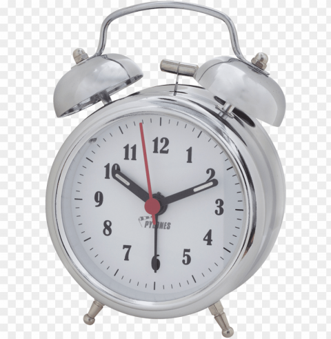 alarm clock - chrome red standard neon clock PNG files with clear backdrop collection