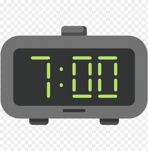 alarm Clean Background Isolated PNG Design