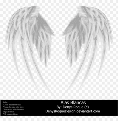 alas blancas por denysroquedesign por denysroquedesign - alas blancas de angel High-resolution PNG