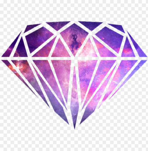 alaxy diamond tumblr transparent galaxy diamond - imagens tumblr diamante PNG Graphic Isolated with Clarity